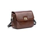 Zella Ash- Beatrix, Black & Brown Leather Cross-body Bag