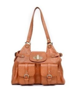 Zella Ash Vida -  Soft Leather Shoulder Organizer Bag